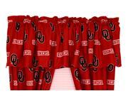 Oklahoma Printed Curtain Valance 84 x 15 by College Covers