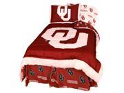 Oklahoma Reversible Comforter Set King by College Covers