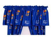 Kansas Printed Curtain Valance 84 x 15 by College Covers