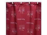 Texas AM Printed Shower Curtain Cover 70 X 72 by College Covers