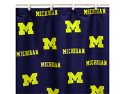 Michigan Printed Shower Curtain Cover 70 X 72 by College Covers