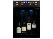 Four Bottle Wine Dispenser in Black by Vinotemp