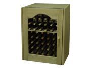 Provincial 114 Model White Oak Wine Cabinet with Glass Door by Vinotemp