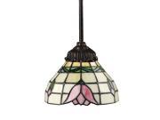 Elk Lighting Mix N Match 1 Light Pendant in Tiffany Bronze 078 TB 09