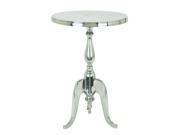 BENZARA 30567 ALUMINUM ACCENT TABLE TO USE THE SPACE PURPOSELY