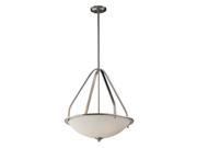 Mayfield 3 Light Pendant In Brushed Nickel