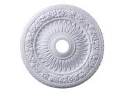 Elk Lighting Floral Wreath Medallion 24 Inch in White Finish M1006WH