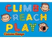 Curious George Climb Reach Play 51 In. x 78 In. Kids Rug