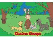 Curious George George Friends 19 In. x 29 In. Kids Rug