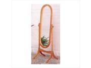 Oak Oval Cheval Mirror by Coaster Furniture