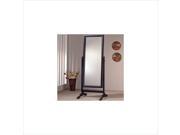 Rectangular Grand Cheval Mirror in Black By Coaster Furniture