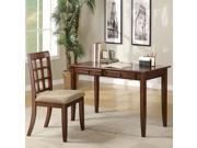 2pc Home Office Writing Desk and Chair in Cherry Finish
