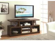 Casual TV Console with Open Storage in Brown by Coaster
