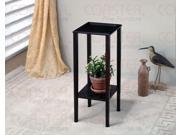 Contemporary Cappuccino Finish Plant Stand by Coaster Furniture