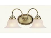 Livex Lighting Edgemont Bath Light in Antique Brass 1532 01