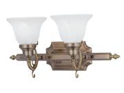 Livex Lighting French Regency Bath Light in Antique Brass 1282 01