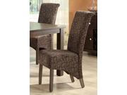 Brown Swirl Fabric 40 H Parson Chair 2Pcs Per Carton by Monarch