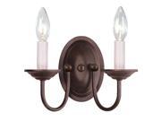 Coronado Collection Wall Sconce Fixture with in Imperial Bronze by Livex