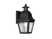 Livex Lighting Amwell Outdoor Wall Lantern in Black 2550 04