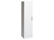 Prepac Winslow White 16-inch Broom Cabinet