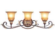 Livex Lighting Villa Verona Bath Verona Bronze Aged Gold Leaf Accents 8553 63