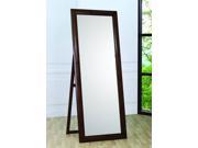 Standing Portrait Style Floor Mirror in Walnut by Coaster Furniture