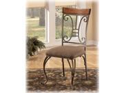 Dining Upholstered Side Chair in Brown Signature Design by Ashley Furniture Set of 2