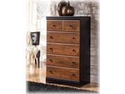 Vintage Casual Chest in Dark Brown Signature Design by Ashley Furniture