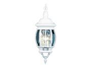 Livex Lighting Frontenac Outdoor Chain Hang in White 7527 03