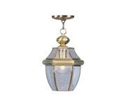 Livex Lighting Monterey Outdoor Chain Hang in Antique Brass 2152 01