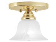 Livex Lighting Edgemont Ceiling Mount in Polished Brass 1530 02