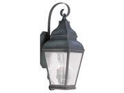 Livex Lighting Exeter Outdoor Wall Lantern in Charcoal 2605 61