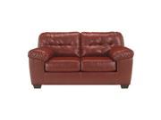 Salsa Contemporary Loveseat with Pillow Arms by Ashley Furniture