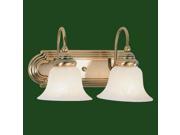 Livex Lighting Belmont Bath Light in Antique Brass 1002 01