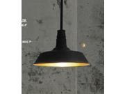 Tin Ceiling Lamp in Black by Zuo Era