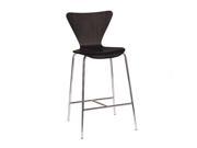 Euro Style Tendy B Bar Chair Black Chrome Finish 2831