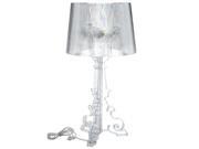 French Acrylic Table Lamp in Clear