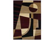 URBAN ANGLES BUR Rug from the CONTOURS Collection 31 x 88 by United Weavers