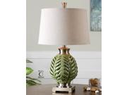 Uttermost Flowing Fern Green Table Lamp 26285