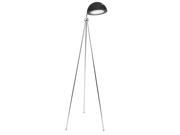 LumiSource Capello LED Floor Lamp in Chrome Black LS LEDCAPLFL