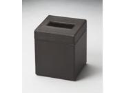 Butler Tissue Box Black Leather 2734034