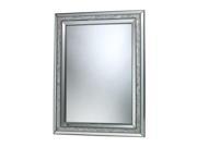 Sardis Mirror In Brushed Steel And Mother Of Pearl Shell