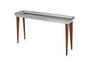 MIDE CENTURY MIRRORED CONSOLE TABLE