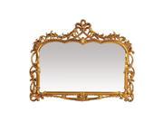 Capetian Mirror In Gold Leaf Finish