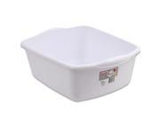 Sterilite 06578012 12 Quart White Dishpan