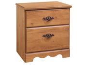 Prairie Collection Night Stand in Country Pine Finish By South Shore Furniture