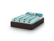 Vito Collection Queen Mates Bed 60 in Chocolate Finish By South Shore Furniture