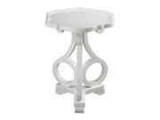 GLOSS WHITE ACCENT TABLE