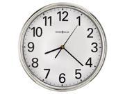 Howard Miller Hamilton Wall Clock 12 Silver 1 AA