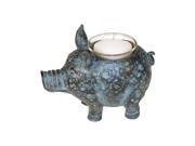 Sterling Little Pig Votive Candle Holder